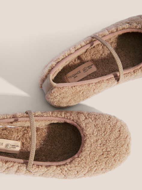 Балетки мэри-джейн TENDANCE, Артикул YS-38158A-8, бежевый | 4574552. Ракурс 3