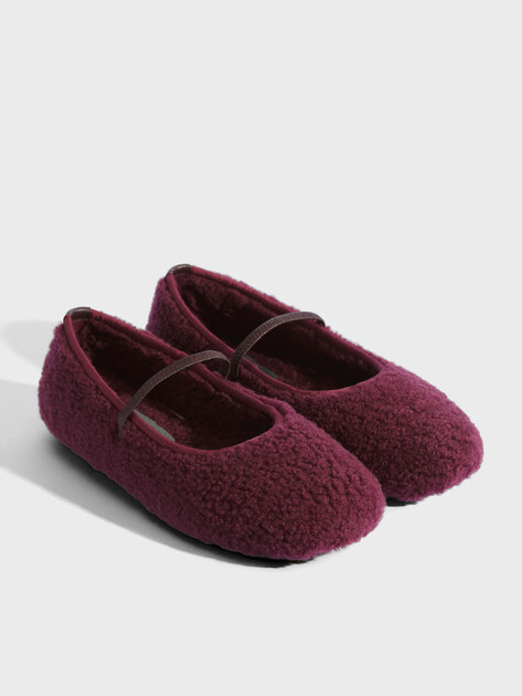 Женские балетки мэри-джейн TENDANCE, Артикул YS-38158A-8, бордовый | 4574576. Ракурс 2