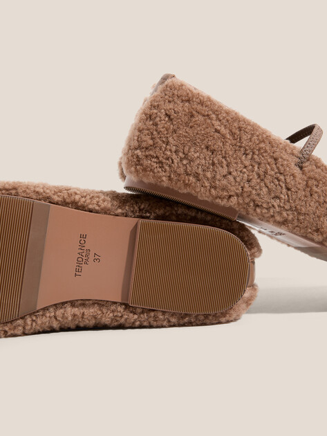 Балетки мэри-джейн TENDANCE, Артикул YS-38158A-8, светло-коричневый | 4574592. Ракурс 3