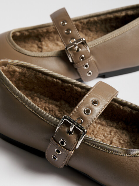 Балетки мэри-джейн TENDANCE, Артикул YS-38158A-13, серовато-коричневый | 4574778. Ракурс 6