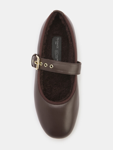 Балетки мэри-джейн TENDANCE, Артикул YS-38158A-13, темно-коричневый | 4574786. Ракурс 5