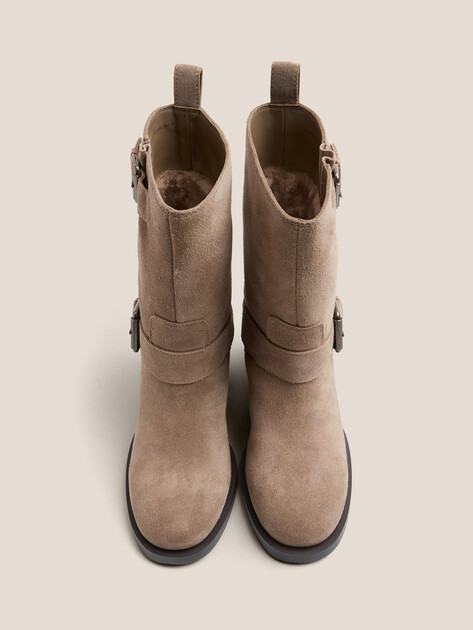 Женские полусапоги TENDANCE, Артикул YS-48225-81, пыльно-бежевый | 4575323. Ракурс 4