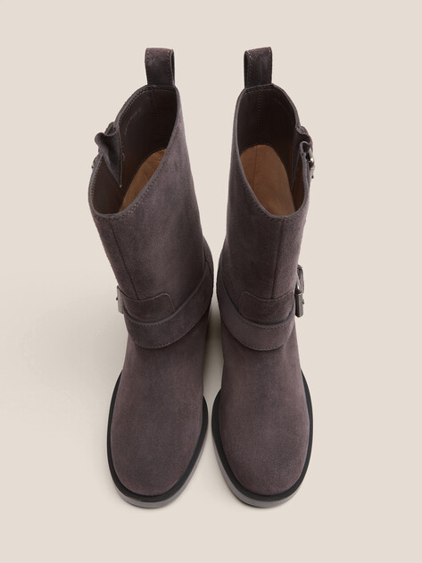 Женские полусапоги TENDANCE, Артикул YS-48225-81, фиолетово-серый | 4575379. Ракурс 4