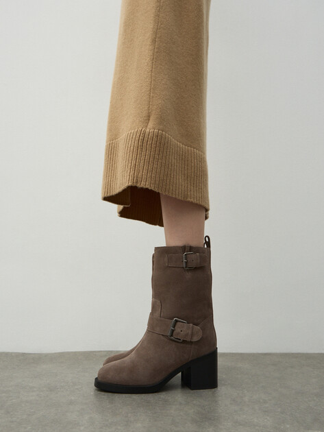 Женские полусапоги TENDANCE, Артикул YS-48225-81, серовато-коричневый | 4575403. Ракурс 6