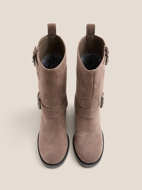 Женские полусапоги TENDANCE, Артикул YS-48225-81, серовато-коричневый | 4575403. Ракурс 4