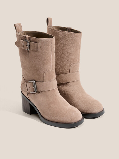 Женские полусапоги TENDANCE, Артикул YS-48225-81, серо-бежевый | 4575451. Ракурс 2