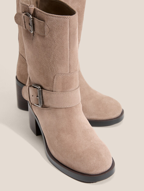 Женские полусапоги TENDANCE, Артикул YS-48225-81, серо-бежевый | 4575451. Ракурс 3