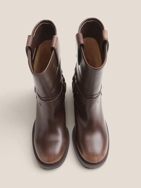 Женские полусапоги TENDANCE, Артикул YS-48225-82, темно-коричневый | 4575686. Ракурс 4