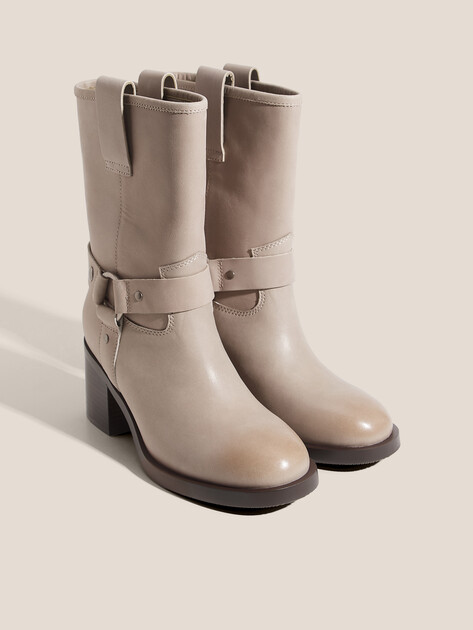 Женские полусапоги TENDANCE, Артикул YS-48225-82, серо-бежевый | 4575750. Ракурс 2