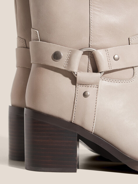 Женские полусапоги TENDANCE, Артикул YS-48225-82, серо-бежевый | 4575750. Ракурс 3