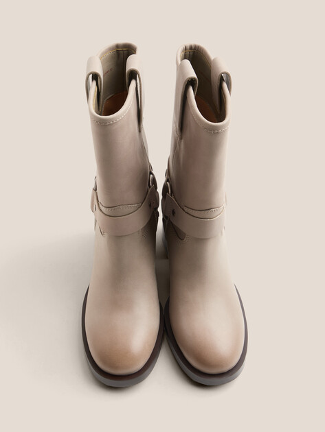 Женские полусапоги TENDANCE, Артикул YS-48225-82, серо-бежевый | 4575750. Ракурс 4