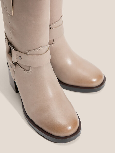 Женские полусапоги TENDANCE, Артикул YS-48225-82, серо-бежевый | 4575758. Ракурс 3