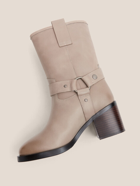 Женские полусапоги TENDANCE, Артикул YS-48225-82, серо-бежевый | 4575758. Ракурс 4