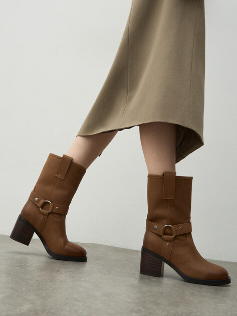 Женские полусапоги TENDANCE, Артикул YS-48225-82, светло-коричневый | 4575766. Ракурс 6