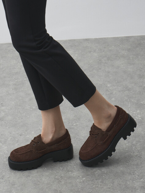 Женские дерби TENDANCE, Артикул YS-48232A-1, темно-коричневый | 4576228. Ракурс 6