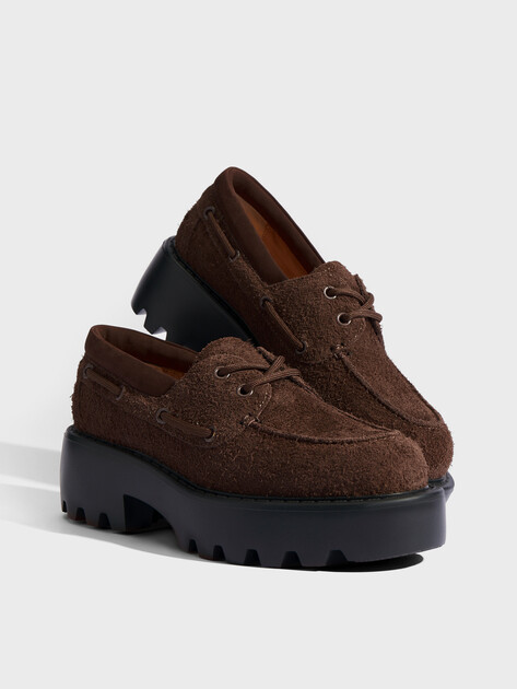 Женские дерби TENDANCE, Артикул YS-48232A-1, темно-коричневый | 4576228. Ракурс 5