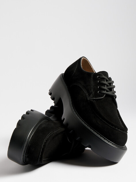 Женские дерби TENDANCE, Артикул YS-48232A-6, черный | 4576277. Ракурс 6