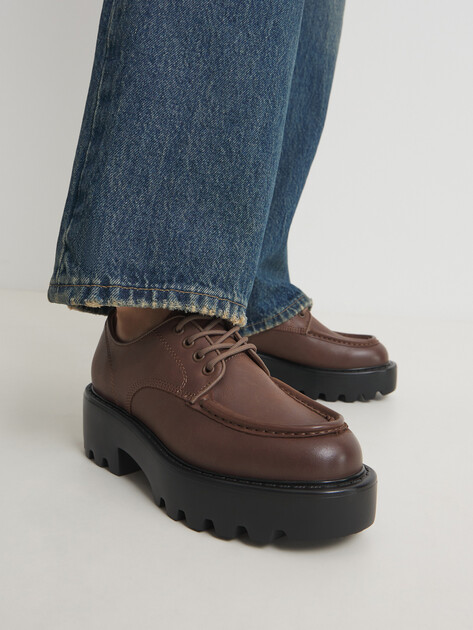 Женские дерби TENDANCE, Артикул YS-48232A-6, коричневый | 4576349. Ракурс 2 Женские дерби TENDANCE, Артикул YS-48232A-6, коричневый | 4576349. Ракурс 2