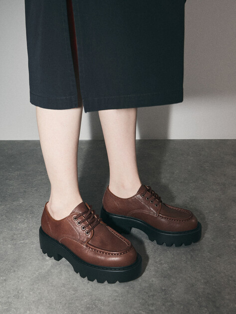 Женские дерби TENDANCE, Артикул YS-48232A-6, коричневый | 4576381. Ракурс 6 Женские дерби TENDANCE, Артикул YS-48232A-6, коричневый | 4576381. Ракурс 6