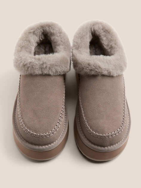 Женские угги TENDANCE, Артикул YS-58081A-1, серовато-коричневый | 4576625. Ракурс 4