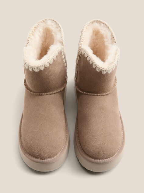 Женские угги TENDANCE, Артикул YS-58081D-51, серо-бежевый | 4576738. Ракурс 4