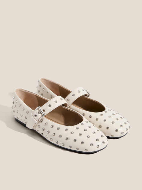 Балетки мэри-джейн TENDANCE, Артикул YS-48263A-2, молочно-белый | 4577668. Ракурс 2