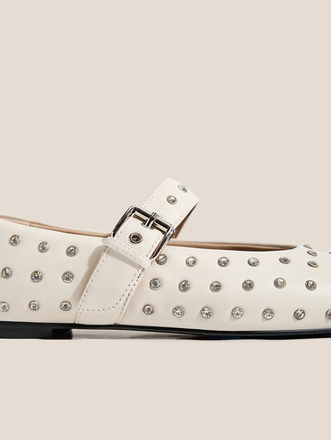 Балетки мэри-джейн TENDANCE, Артикул YS-48263A-2, молочно-белый | 4577668. Ракурс 3