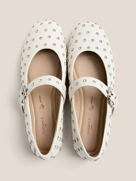 Балетки мэри-джейн TENDANCE, Артикул YS-48263A-2, молочно-белый | 4577668. Ракурс 4