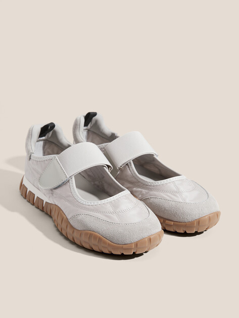 Женские слипоны TENDANCE, Артикул RS-X8566-1, светло-серый | 4581132. Ракурс 2