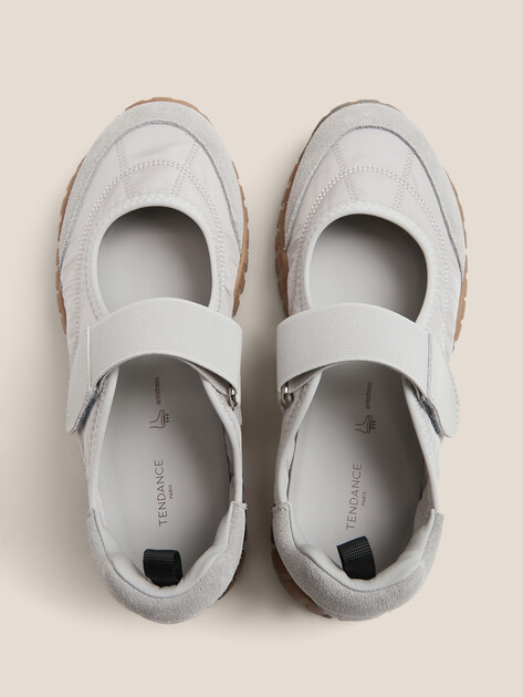 Женские слипоны TENDANCE, Артикул RS-X8566-1, светло-серый | 4581132. Ракурс 4