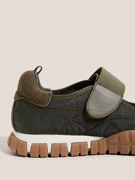 Женские слипоны TENDANCE, Артикул RS-X8566-1, хаки | 4581140. Ракурс 3