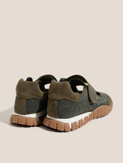 Женские слипоны TENDANCE, Артикул RS-X8566-1, хаки | 4581140. Ракурс 5