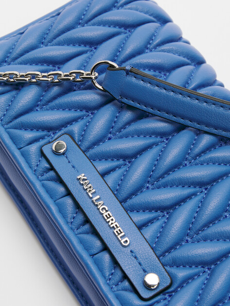 Клатч KARL LAGERFELD k/pillow crossbody wallet, Артикул A2W32027, светло-синий | 4581594. Ракурс 3 Клатч KARL LAGERFELD k/pillow crossbody wallet, Артикул A2W32027, светло-синий | 4581594. Ракурс 3