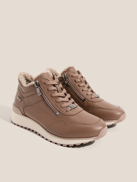 Женские высокие кроссовки CAPRICE KAIA, Артикул 9-9-26201-43, серовато-коричневый | 4581737. Ракурс 2