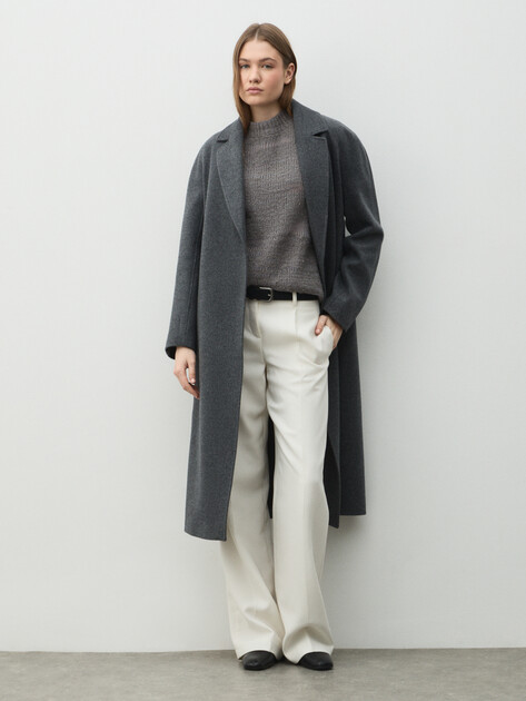 Женский свитер MAISON DAVID, Артикул 2024-176, серый | 4582231. Ракурс 2 Женский свитер MAISON DAVID, Артикул 2024-176, серый | 4582231. Ракурс 2