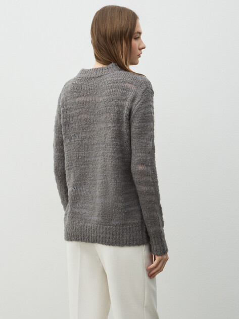 Женский свитер MAISON DAVID, Артикул 2024-176, серый | 4582231. Ракурс 4 Женский свитер MAISON DAVID, Артикул 2024-176, серый | 4582231. Ракурс 4