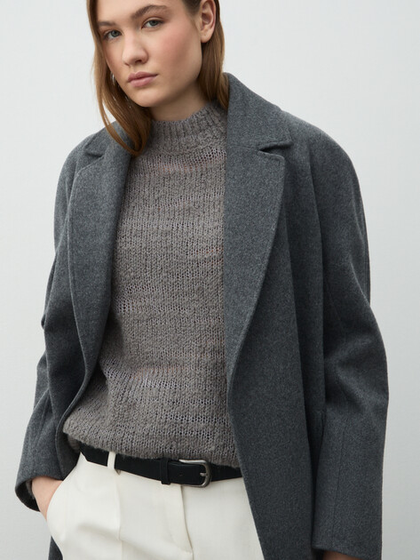 Женский свитер MAISON DAVID, Артикул 2024-176, серый | 4582231. Ракурс 5 Женский свитер MAISON DAVID, Артикул 2024-176, серый | 4582231. Ракурс 5
