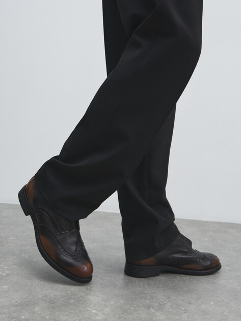 Мужские броги TENDANCE, Артикул TTFY2732A-02, светло-коричневый | 4582981. Ракурс 6