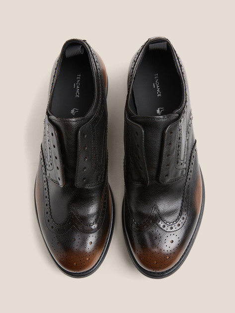 Мужские броги TENDANCE, Артикул TTFY2732A-02, серовато-коричневый | 4582989. Ракурс 4