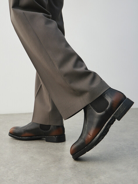 Мужские челси TENDANCE, Артикул TTFY6692R-07, бежево-коричневый | 4583685. Ракурс 6