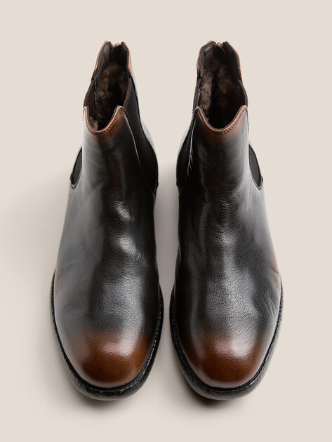 Мужские челси TENDANCE, Артикул TTFY6692R-07, бежево-коричневый | 4583685. Ракурс 4