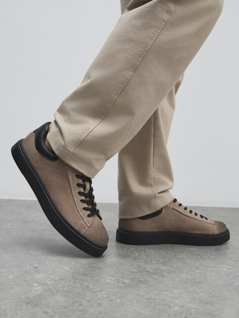 Мужские кеды TENDANCE, Артикул TTFE63-35, темно-бежевый | 4584153. Ракурс 6