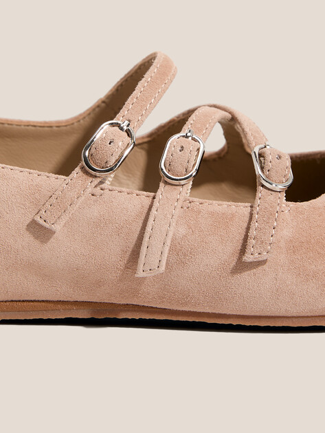 Балетки мэри-джейн TENDANCE, Артикул YS-48190A-6, бежевый | 4584571. Ракурс 3