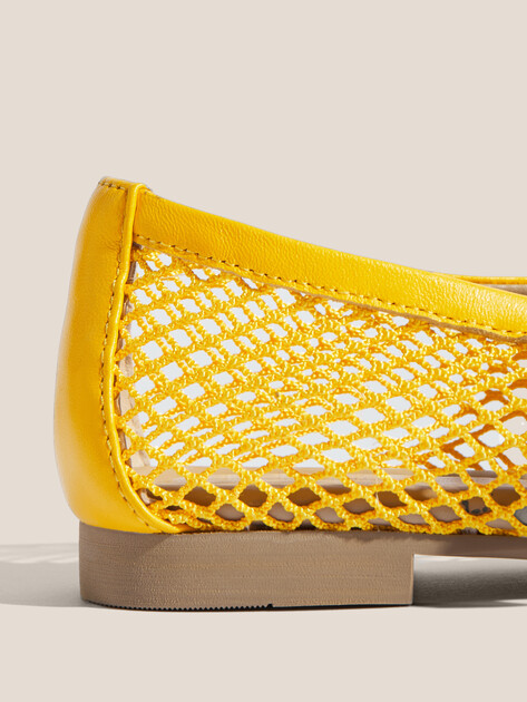 Балетки мэри-джейн TENDANCE, Артикул YS-48205A-1, лимонный | 4585314. Ракурс 3