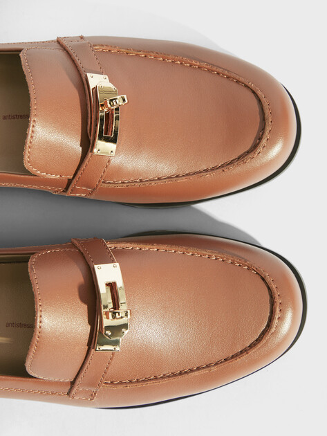 Женские лоферы TENDANCE, Артикул YS-48216A-1, светло-коричневый | 4585452. Ракурс 3