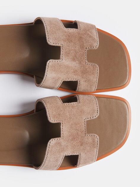 Женские шлепанцы TENDANCE, Артикул YS-48201L-1, бежево-коричневый | 4585646. Ракурс 6