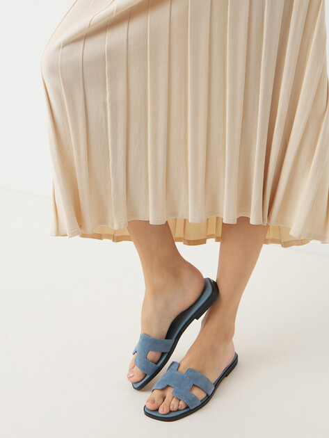 Женские шлепанцы TENDANCE, Артикул YS-48201L-1, темно-голубой | 4585694. Ракурс 2 Женские шлепанцы TENDANCE, Артикул YS-48201L-1, темно-голубой | 4585694. Ракурс 2