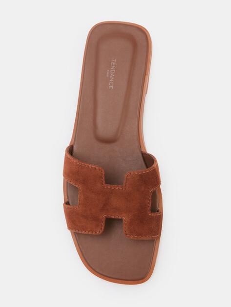 Женские шлепанцы TENDANCE, Артикул YS-48201L-1, коричневый | 4585718. Ракурс 5