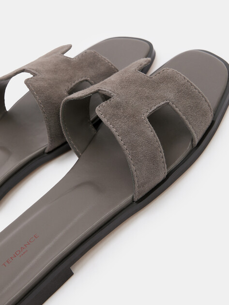 Женские шлепанцы TENDANCE, Артикул YS-48201L-1, темно-серый | 4585734. Ракурс 6