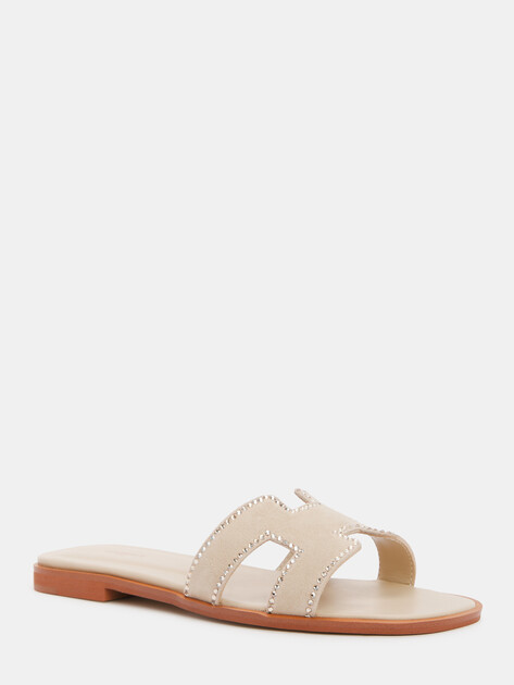 Женские шлепанцы TENDANCE, Артикул YS-48201L-3, светло-бежевый | 4585903. Ракурс 3 Женские шлепанцы TENDANCE, Артикул YS-48201L-3, светло-бежевый | 4585903. Ракурс 3